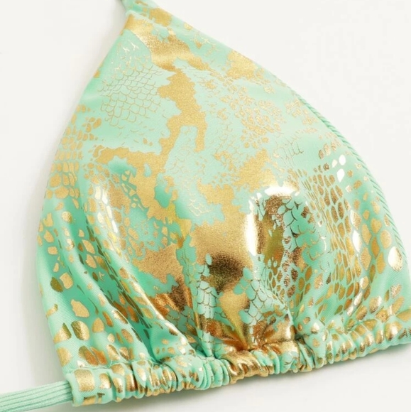 Crocodile Spliced Bikini Swimset - Picture 4 of 6